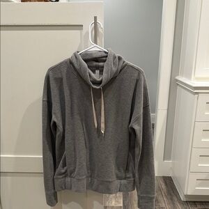 Lululemon Athletica Gray Cowl Neck Top